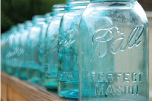 mason jar product selection for home page