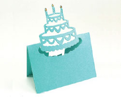 product #8: stenciled bday card